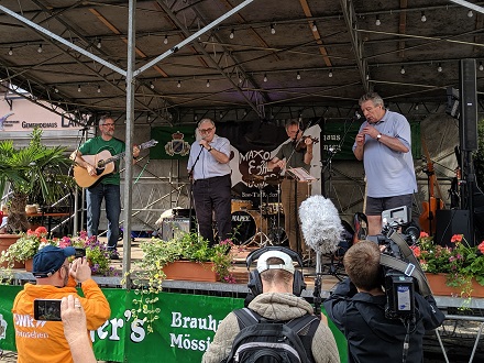 Die Band Skerne aus Durham auf dem Stadtfest Tübingen 2019