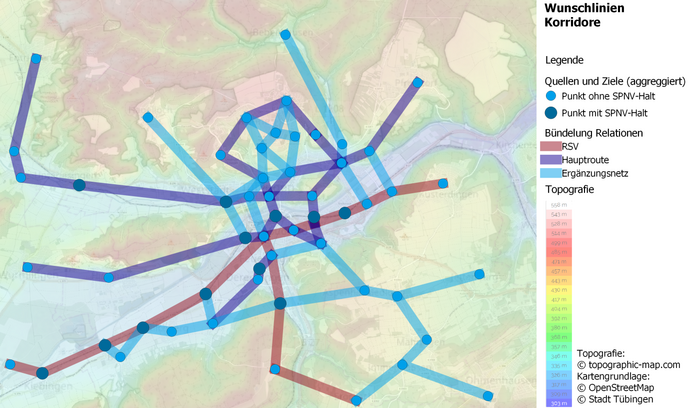 Wunschliniennetz, Radverkehrskonzept