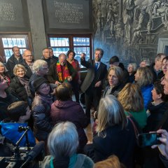 Der Öhrn (schwäbisch für „Hausflur“) war der Empfangsraum des Hofgerichts. Heute wird er für kleine Empfänge genutzt. Bild: Daniel Maurer