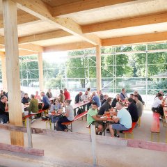 So ist auch der spätere Blick aus dem Cafe am See. Bild: Anne Faden