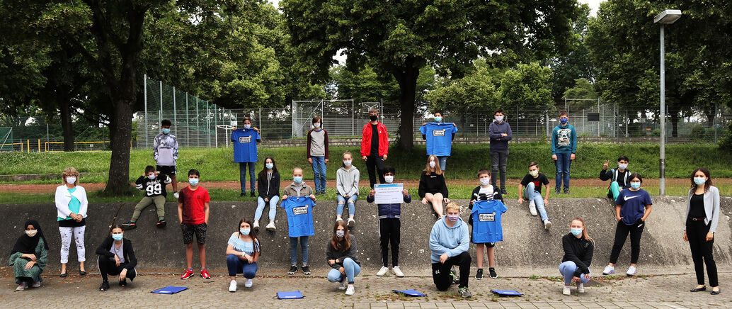 Gruppenbild der Teilnehmenden von Mitmachen Ehrensache 2020