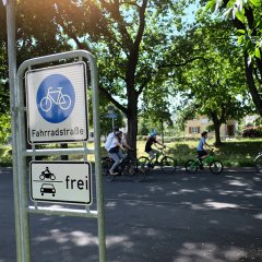 Fahrradstraße Fürststraße
Bild: Universitätsstadt Tübingen