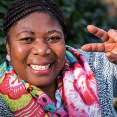 Maria Regina Meyewekeh
geboren in Bamessing, Kamerun
lebt seit 2012 in Tübingen

Bild: André Beckershoff