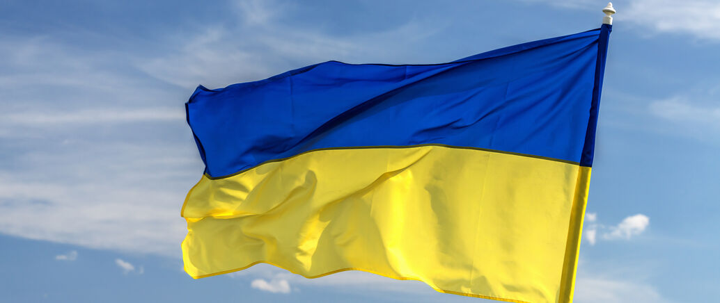 Ukraine-Flagge