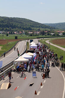 Aktionstag zum Stadtradeln-Auftakt auf der B 28