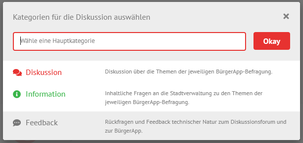 Diskussionsforum BürgerApp