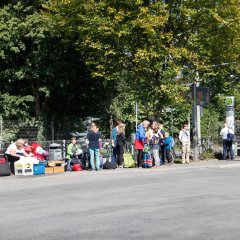 Wartebereich der Fernbusse. Bild: Anne Faden