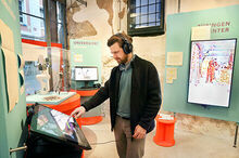 Blick in die Ausstellung „Cyber and the City“