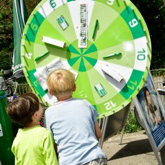 Glücksrad der Stadtwerke Tübingen.

Bild: swt