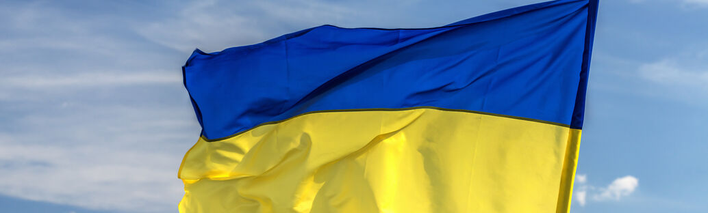 Flagge der Ukraine