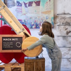 Einblicke in die Ausstellung zum Tübinger Wochenmarkt, Bild: Beatrix Hanko