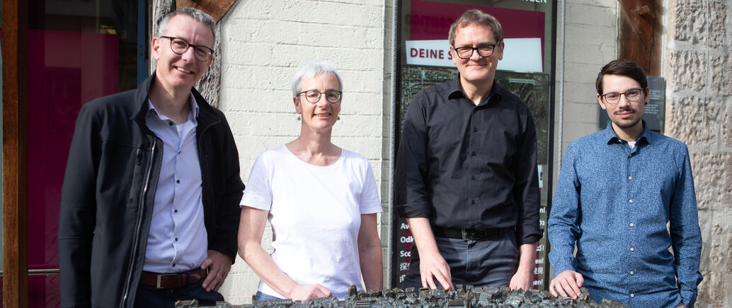 Das ausgezeichnete Team der Ausstellung Cyber and the City