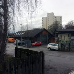 Das Gelände der ehemaligen Straßenmeisterei.
Bild: Universitätsstadt Tübingen