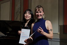 Nanami Nomura und Frieda Jolande Barck © Universitätsstadt Tübingen