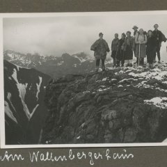 Am Wallerbergerhaus. Bild: August Kraft