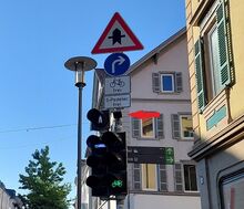 Radverkehr Überkopfdetektoren