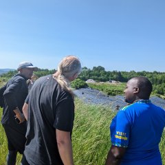 Besuch der Müllkippe in Dußlingen.
Bild: Universitätsstadt Tübingen