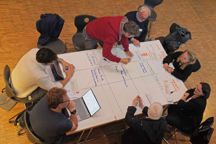 Teilnehmer beim Demokratiefest