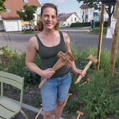 Beetpaten in der Nachhaltigkeitsgruppe Herrlesberg
Bild: Universitätsstadt Tübingen