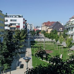 Lorettoplatz. Bild: Universit&auml;tsstadt T&uuml;bingen