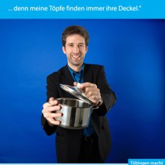 Fotoshooting April 2008. Bild: Universit&auml;tsstadt T&uuml;bingen. 