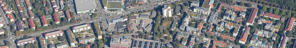 Blick auf das Quartier Marienburger Stra&szlig;e