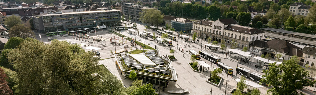 Luftbild vom Europaplatz