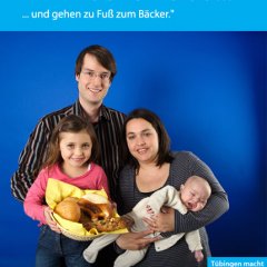 Fotoshooting April 2008. Bild: Universit&auml;tsstadt T&uuml;bingen. 