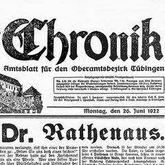 Artikel in der T&uuml;binger Chronik