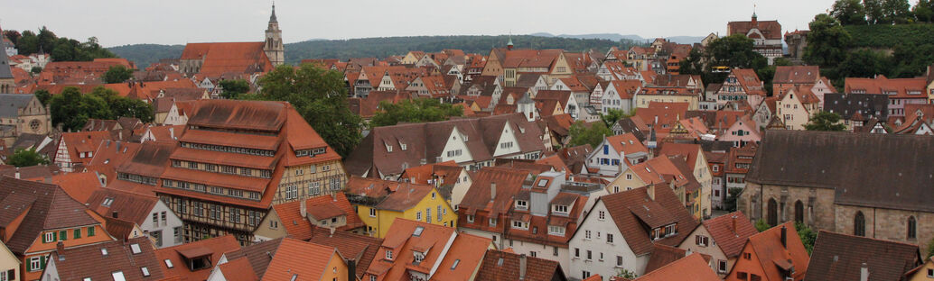 T&uuml;bingen aus der Vogelperspektive