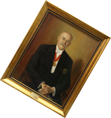 Portr&auml;t von Adolf Scheef. Bild: Stadtmuseum T&uuml;bingen