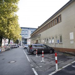 Die ehemalige Expressguthalle, heute ist hier der Radexpress untergebracht. Bild: Anne Faden