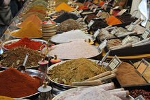 Gew&uuml;rzstand auf dem umbrisch-provenzalischer Markt