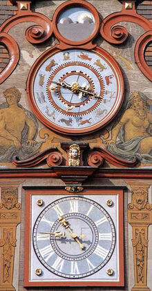 Astronomische Uhr am T&uuml;binger Rathaus