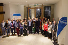Gruppenbild Jahresveranstaltung T&uuml;binger Klimapakt