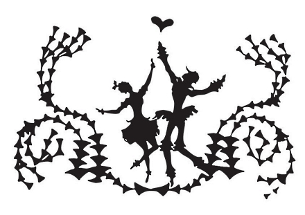 Postkarte Das Spiel mit der Liebe