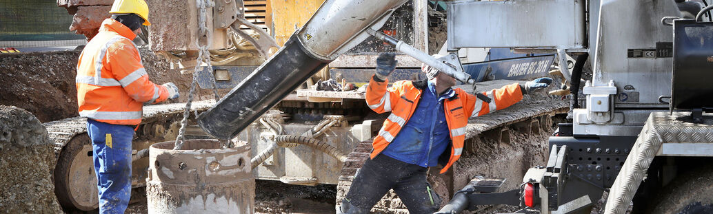 Baustelle auf dem ZOB