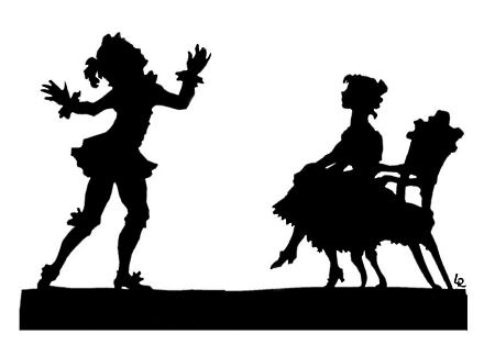 Postkarte Die Hochzeit des Figaro, Cherubino