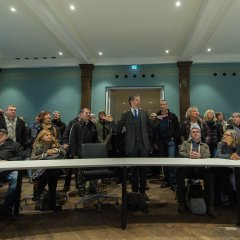 Wo sich heute der Hofgerichtssaal befindet, gab es vor der Sanierung f&uuml;nf B&uuml;ros und einen Vorraum. Bild: Daniel Maurer