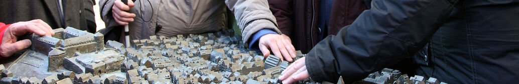 Bronzemodell der T&uuml;binger Altstadt