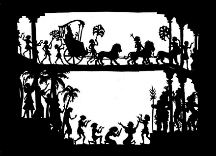 Postkarte Die Zauberfl&ouml;te Chor Es lebe Sarastro