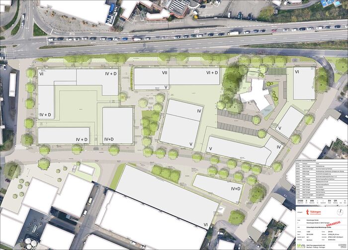 Marienburger Stra&szlig;e, Freiraumplanung