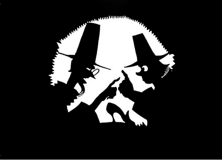 Postkarte Die Hofberater