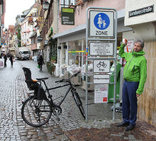 Fahrr&auml;der frei in der Kornstra&szlig;e
