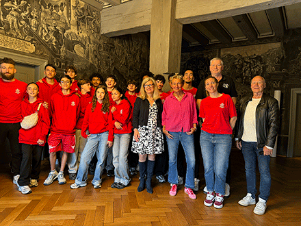 Gruppenbild Basketballer
