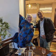 Abendessen mit Vertreterinnen und Vertretern des Partnerschaftsvereins.

Bild: Universit&auml;tsstadt T&uuml;bingen
