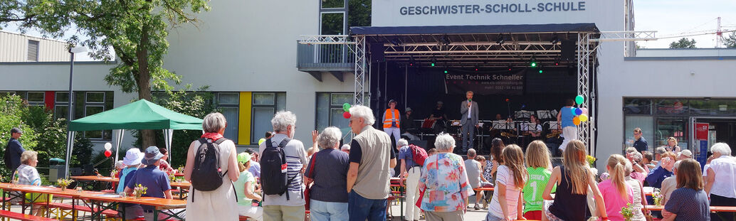 Jubil&auml;umsveranstaltung an der Geschwister-Scholl-Schule
