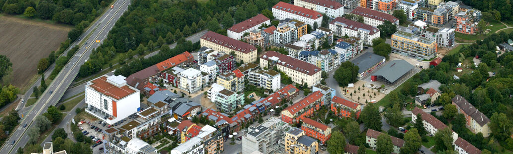Luftbild Franz&ouml;sisches Viertel