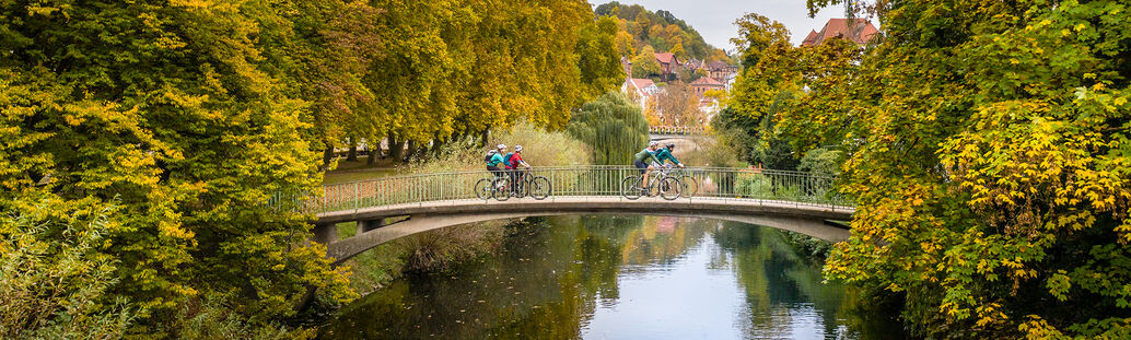 Bild: Radfahrer in T&uuml;bingen