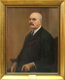 Portr&auml;t von Christian Hermann Hau&szlig;er. Bild: Stadtmuseum T&uuml;bingen